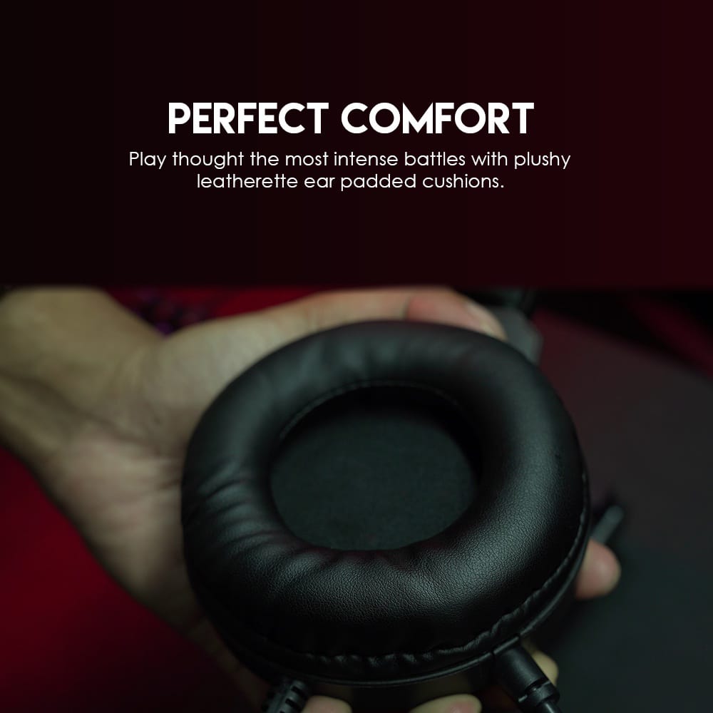 Fantech FLASH HQ53 Headset Gaming Mobile Wired Garansi Resmi 1 Tahun Black White