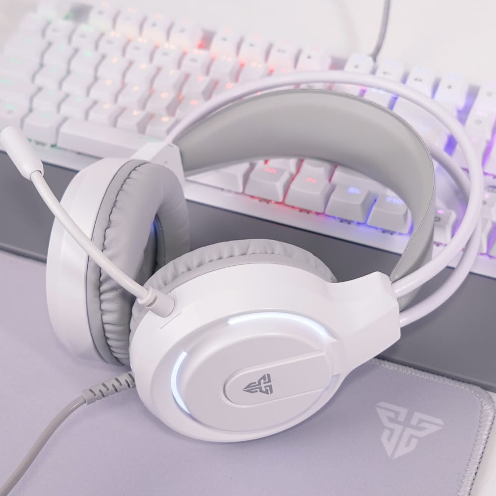 Fantech FLASH HQ53 Headset Gaming Mobile Wired Garansi Resmi 1 Tahun Black White
