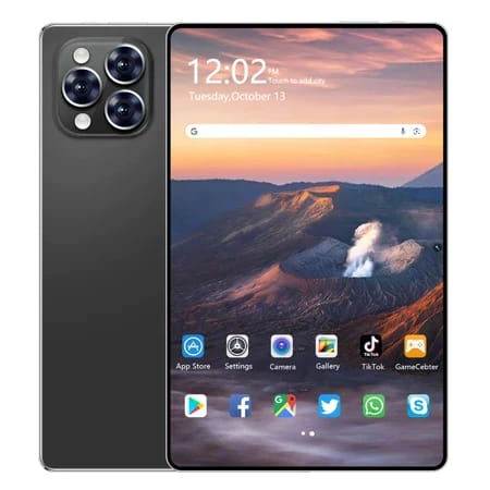 Tablet PC Pro14 16GB+1024GB 11.6inci Tablet Android Layar Penuh Layar Besar Wifi 5G Dual SIM Dual Standby Tablet Anak-anak Belajar