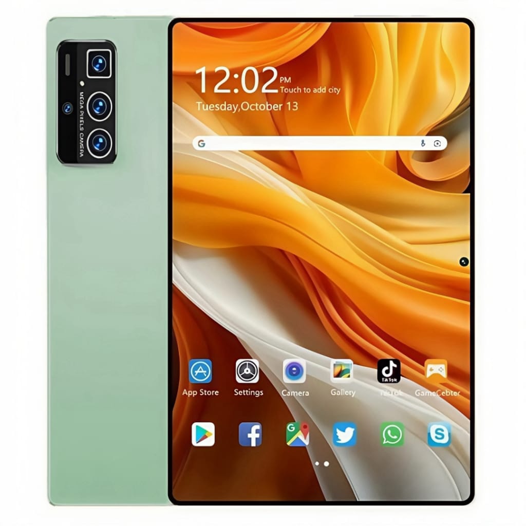 Tablet PC Pro14 16GB+1024GB 11.6inci Tablet Android Layar Penuh Layar Besar Wifi 5G Dual SIM Dual Standby Tablet Anak-anak Belajar