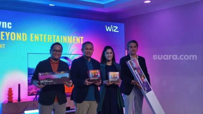 Bikin Malam Mingguan Lebih Seru, WiZ TV Sync Lights Hadir untuk Temani Nonton dan Gaming!