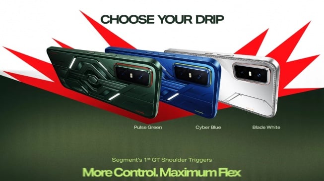 Infinix GT 30 5G, HP Gaming Harga Terjangkau dengan Fitur Layar 144Hz dan Tombol Trigger!