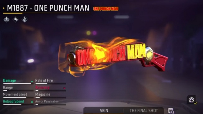 Kode Redeem FF Terbaru, Kejutan M1014 Predator & M1887 One Punch Man Menantimu!