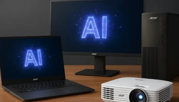 Acer Pamer Laptop AI TravelMate X14 dan Proyektor Laser Ramah Lingkungan di IFA 2025!