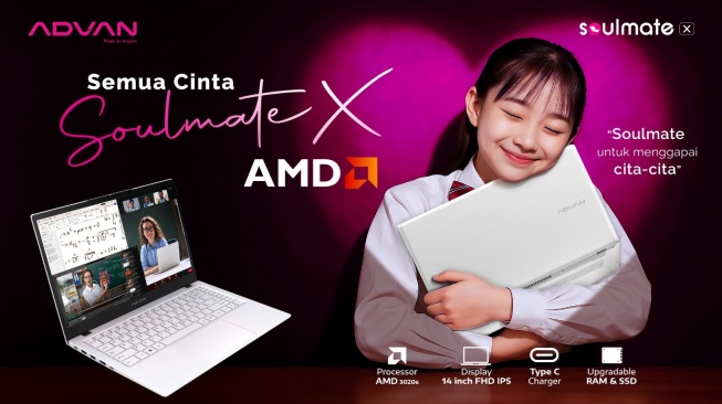 Intip Fitur Unggulan Advan Soulmate X, Laptop Terjangkau yang Bikin Penasaran!