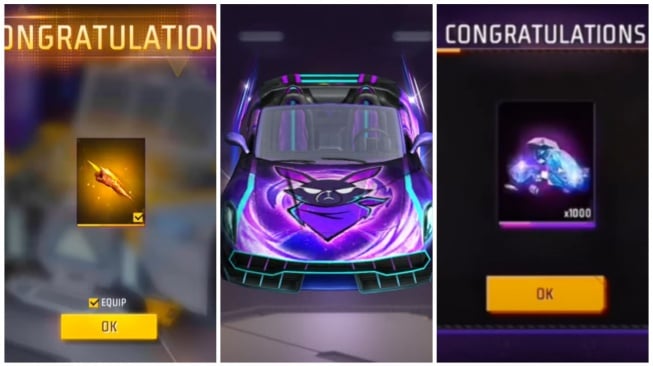 Jangan Sampai Kelewatan! Kode Redeem FF Terbaru Hari Ini, Ada Bundle Harimau, Diamond, dan Mobil Bunny!