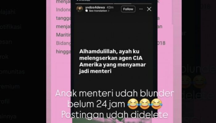 Kontroversi Anak Pejabat, Ibu Saya Dituduh Agen Rahasia?