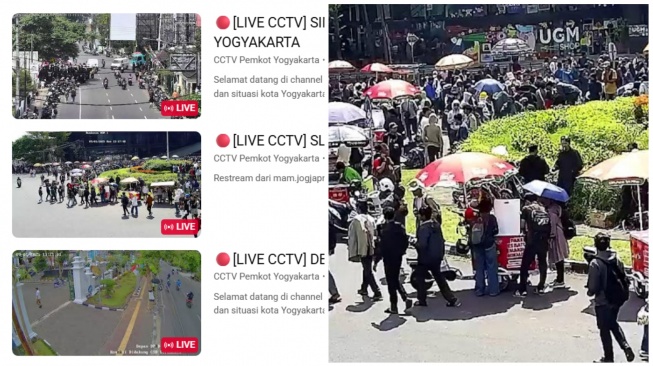 Pantau Situasi Jogja Hari Ini, Rekaman CCTV dan Info Rute Terkini