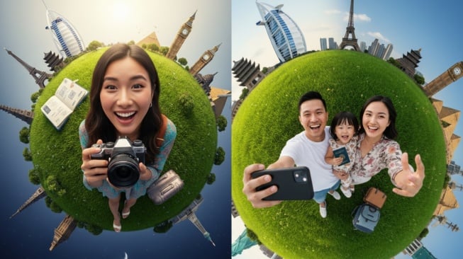 Rahasia Foto Liburan Impian Keliling Dunia? Gemini AI Jawabannya!
