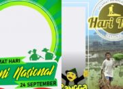 Rayakan Hari Tani Nasional dengan Bingkai Foto Keren Ini!