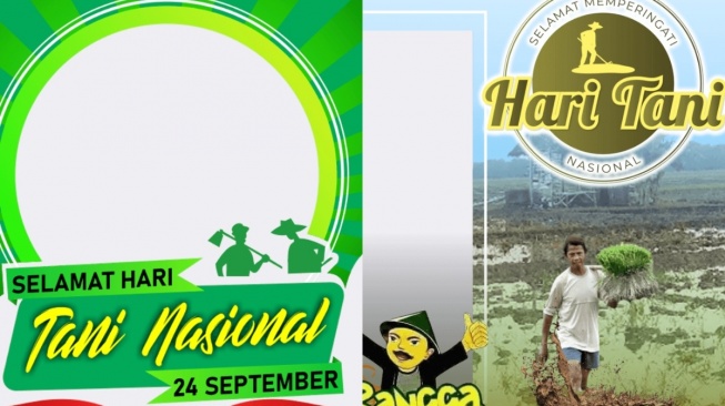 Rayakan Hari Tani Nasional dengan Bingkai Foto Keren Ini!