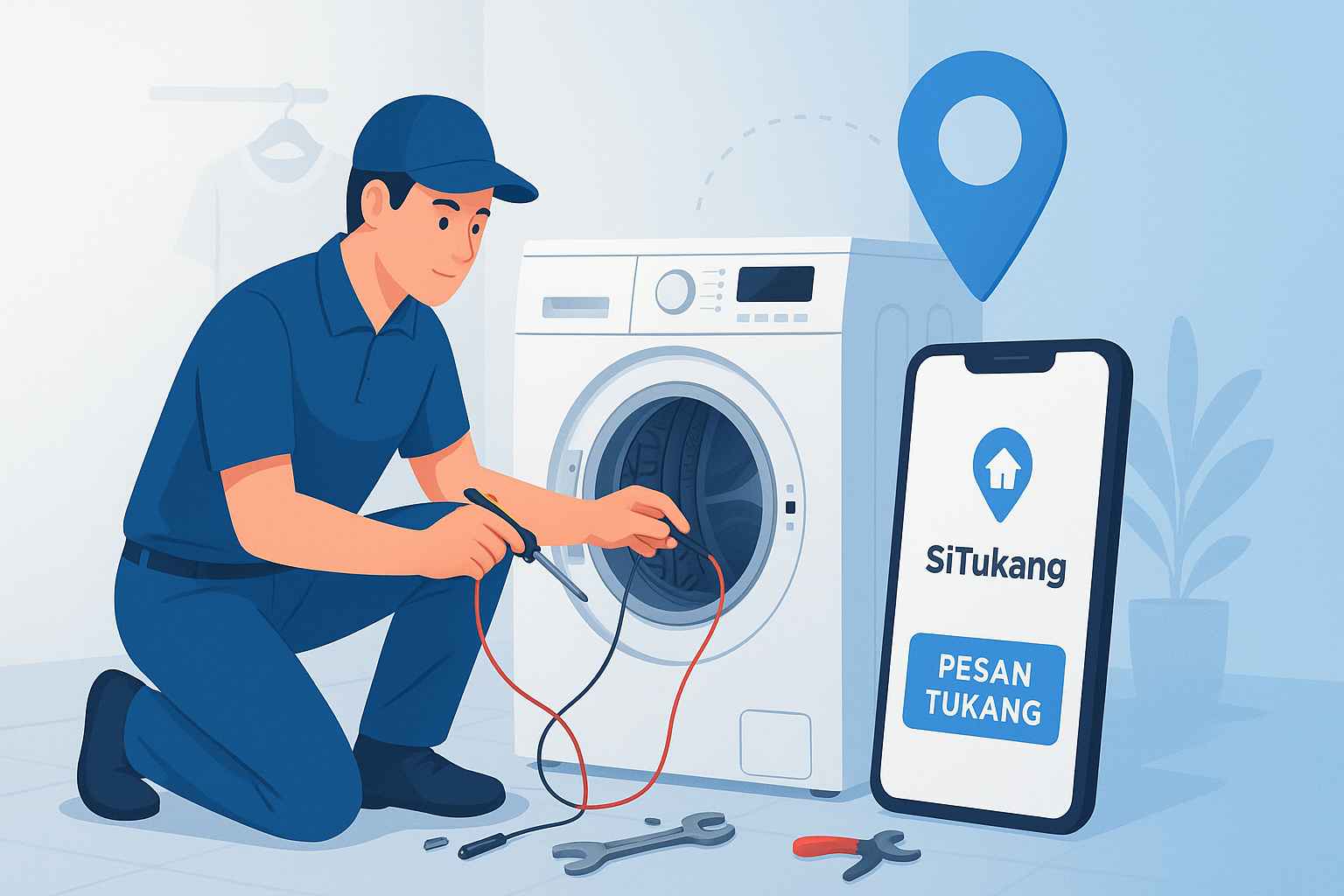 Butuh Tukang Service Mesin Cuci Terdekat Temukan Cepat di SiTukang