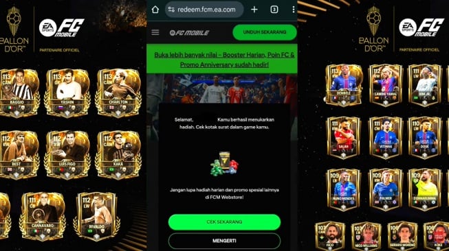 Bocoran Kode Redeem FC Mobile Spesial, Kejutan Gems dan Pemain Top Menantimu!