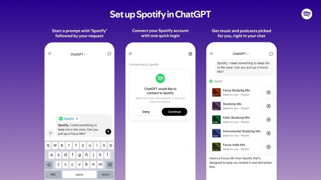 ChatGPT Sekarang Bisa Jadi DJ-mu, Intip Fitur Spotify Keren Ini!