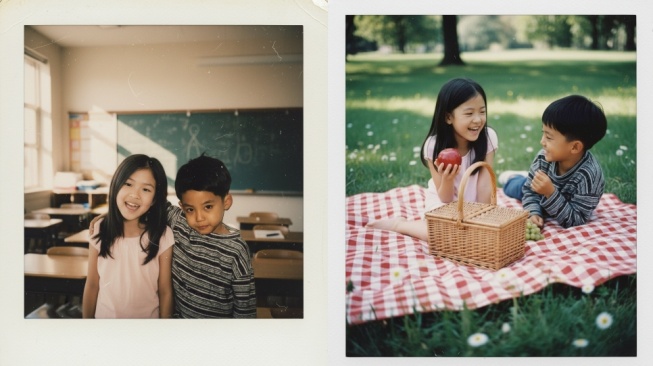 Gemini AI Bikin Nostalgia, Edit Foto Masa Kecil Jadi Polaroid Romantis!