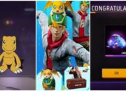 Kode Redeem FF Spesial Hari Ini, Kejutan Skin Digimon, Diamond, dan Bundle Menantimu!