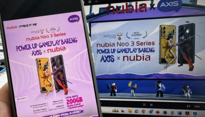 Mau Kuota Jumbo Plus Nge-Game Lancar? Cek Bundling AXIS dengan nubia Neo 3 Series Ini!