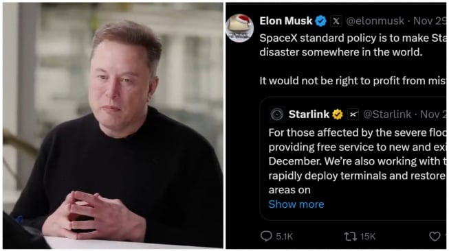 Elon Musk Gratiskan Internet untuk Korban Banjir, Kekayaannya Bikin Melongo!