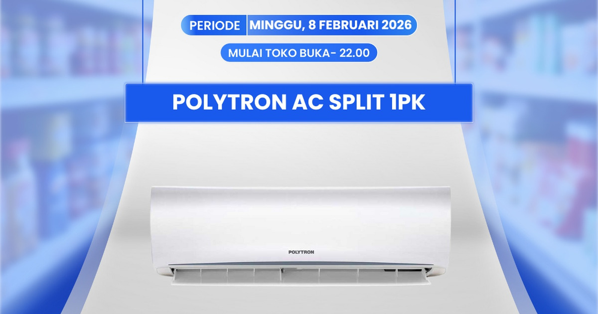 AC Polytron 1 PK Cuma 3,3 Juta di Transmart Jangan Sampai Lewat!