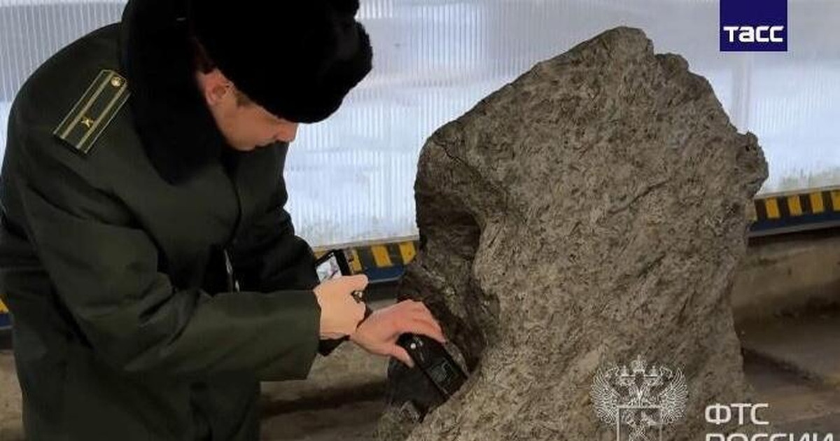 Batu Luar Angkasa 2,8 Ton Disamarkan Jadi Dekorasi Taman