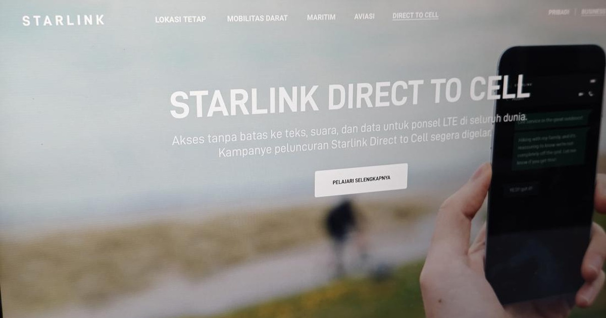 Bocoran HP Starlink Elon Musk: Internet Langsung dari Orbit