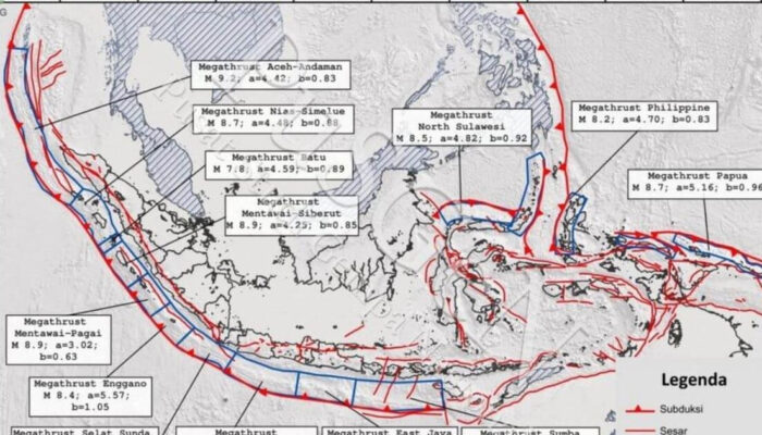 Indonesia di Atas Subduksi Pemicu Gempa Tsunami Dahsyat