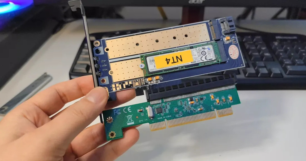 Nekat Pasang SSD NVMe ke PC Pentium III Hasilnya Mengejutkan