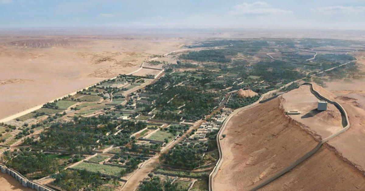 Rahasia Oasis Bertembok 4.000 Tahun Arab Saudi Terbongkar