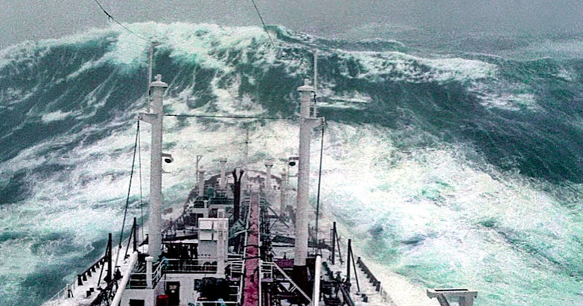 Terungkap Gelombang Monster Laut Benar Adanya Bukan Fiksi