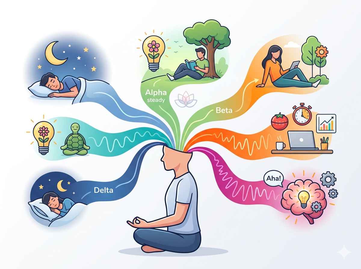 5 Jenis Gelombang Otak Bagaimana Delta, Theta, Alpha, Beta, dan Gamma Mempengaruhi Hari-Harimu