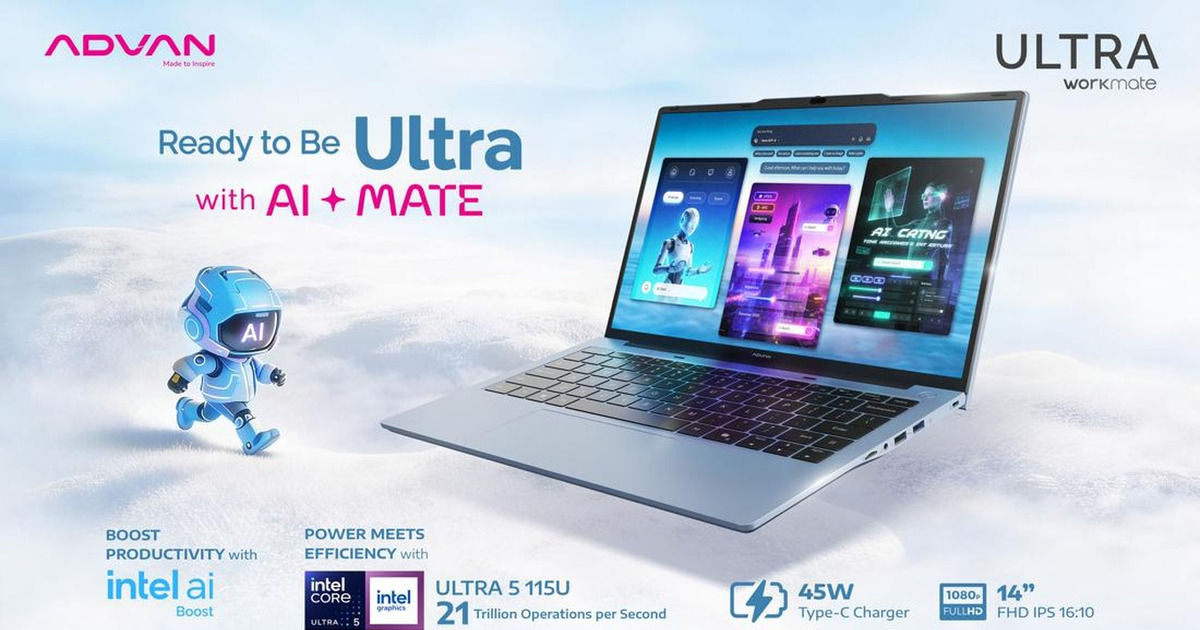 Advan Workmate Ultra Laptop AI Rp 8 Jutaan Performa Setara Core i7
