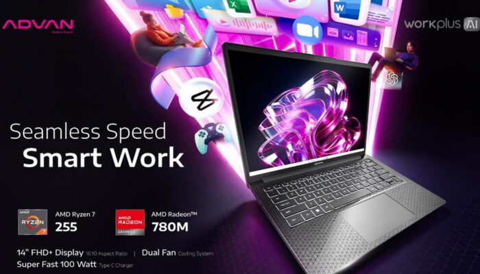 Advan Workplus AI Rp 8 Jutaan Laptop Performa Tinggi untuk AI
