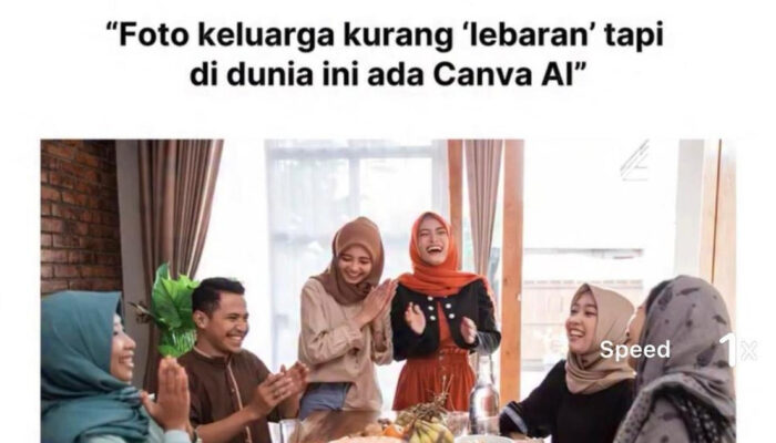Foto Lebaran Telat Unggah? Canva AI Sulap Jadi Memukau!