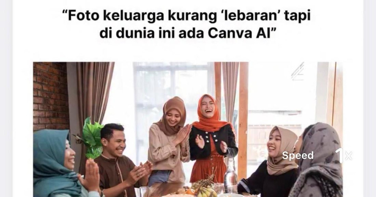 Foto Lebaran Telat Unggah? Canva AI Sulap Jadi Memukau!