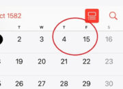 iPhone Ungkap Rahasia Kalender 1582 Tanggal Hilang?