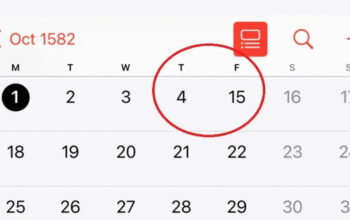 iPhone Ungkap Rahasia Kalender 1582 Tanggal Hilang?