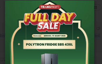 Kulkas Side by Side Polytron Diskon Gila di Transmart Cek Sekarang