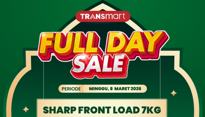 Mesin Cuci Front Load 7KG Canggih Turun Harga di Transmart!