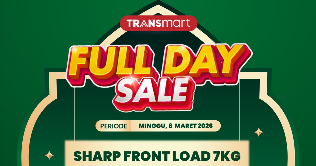 Mesin Cuci Front Load 7KG Canggih Turun Harga di Transmart!