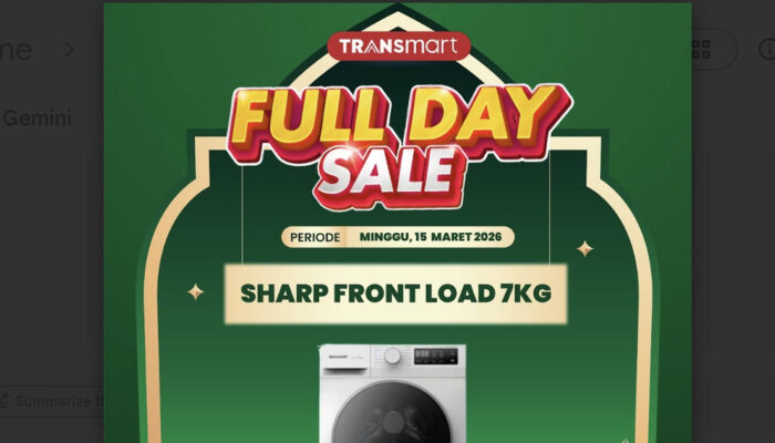 Mesin Cuci Front Load Sharp Banting Harga di Transmart Cek Sekarang