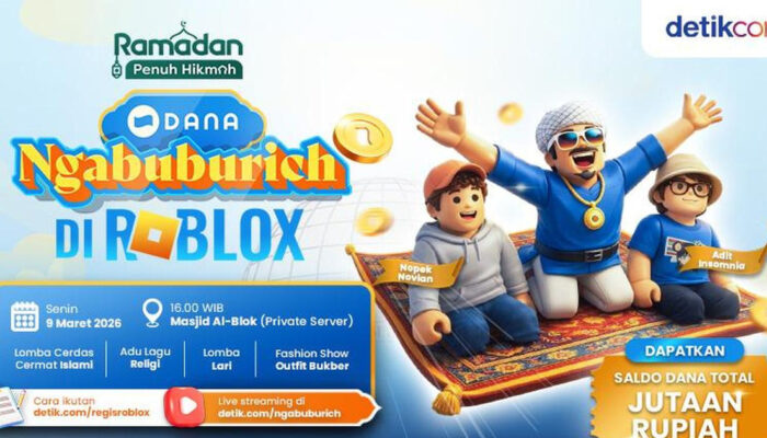 Ngabuburit Seru di Roblox Bareng DANA Hadiah Jutaan Rupiah