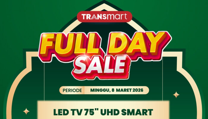 Promo TV 75 Inci di Transmart Diskon Fantastis Hemat Jutaan