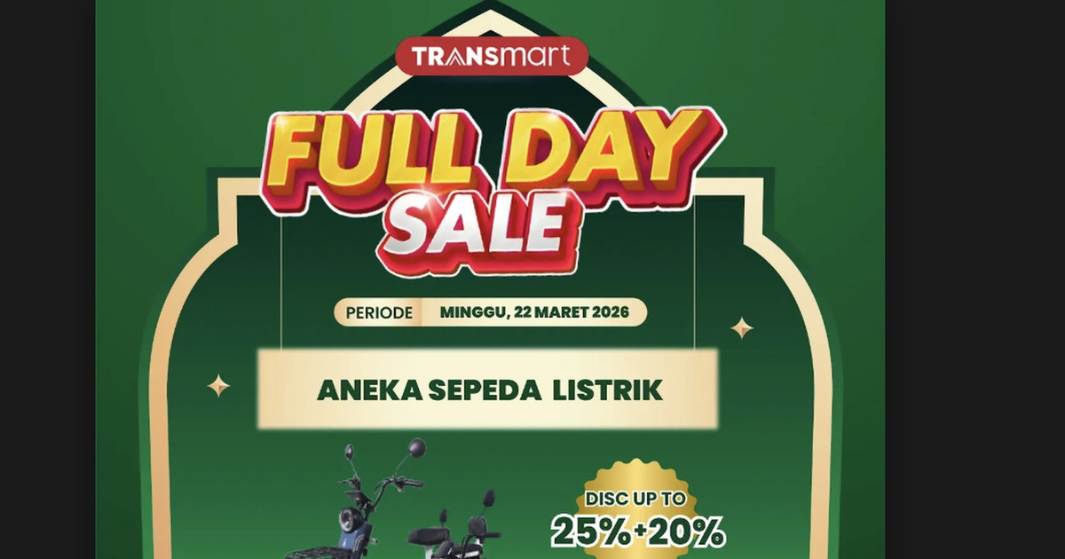 Sepeda Listrik Murah Banget Transmart Diskon Fantastis!