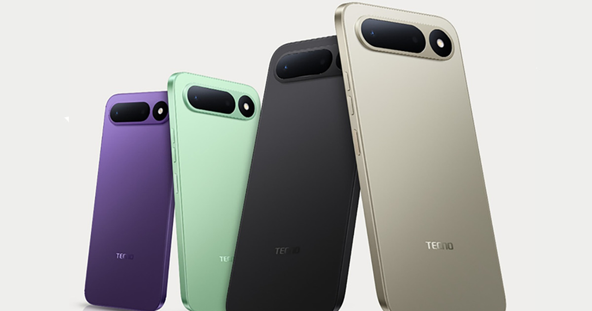 Tecno Spark 50 5G Hadir Desain Pixel Baterai Monster