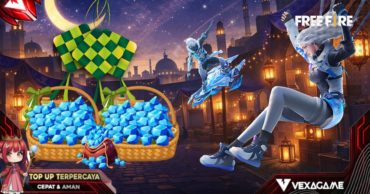 THR Cair? VexaGame Beri Diskon Diamond FF Besar Jelang Lebaran!
