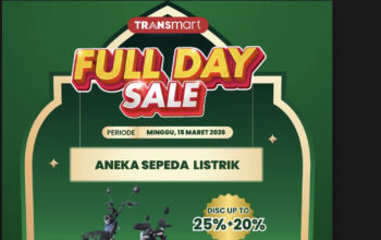 Transmart Obral Sepeda Listrik Hemat Hingga Rp2,7 Juta!
