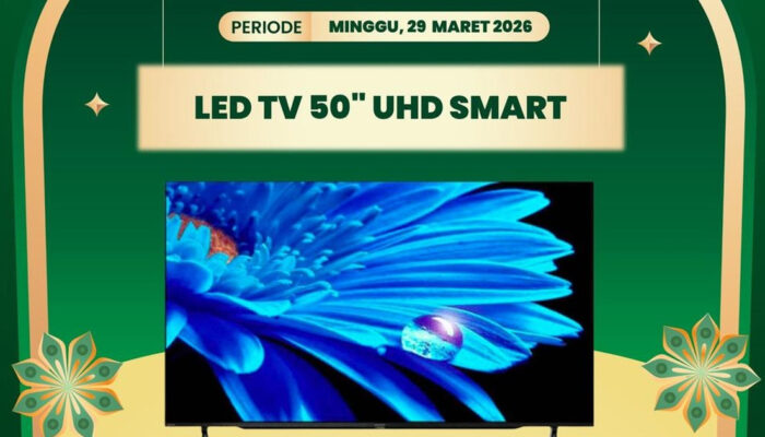 TV 50 Inci UHD Smart Diskon Gila di Transmart Jangan Ketinggalan