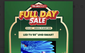 TV 50 Inci UHD Smart Diskon Menggila Transmart Full Day Sale