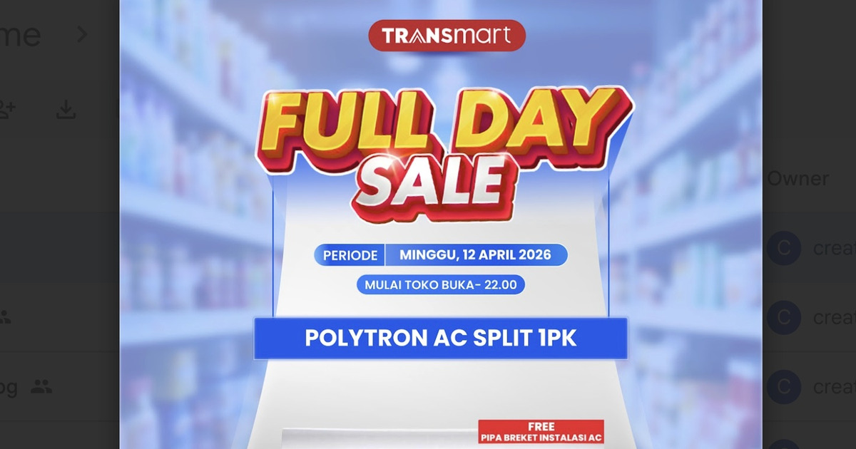 AC Polytron 1 PK Diskon Gila di Transmart Hemat Jutaan!