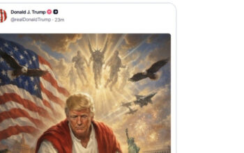 AI Gambar Trump Yesus Tampilkan Makhluk Aneh Gemparkan Medsos
